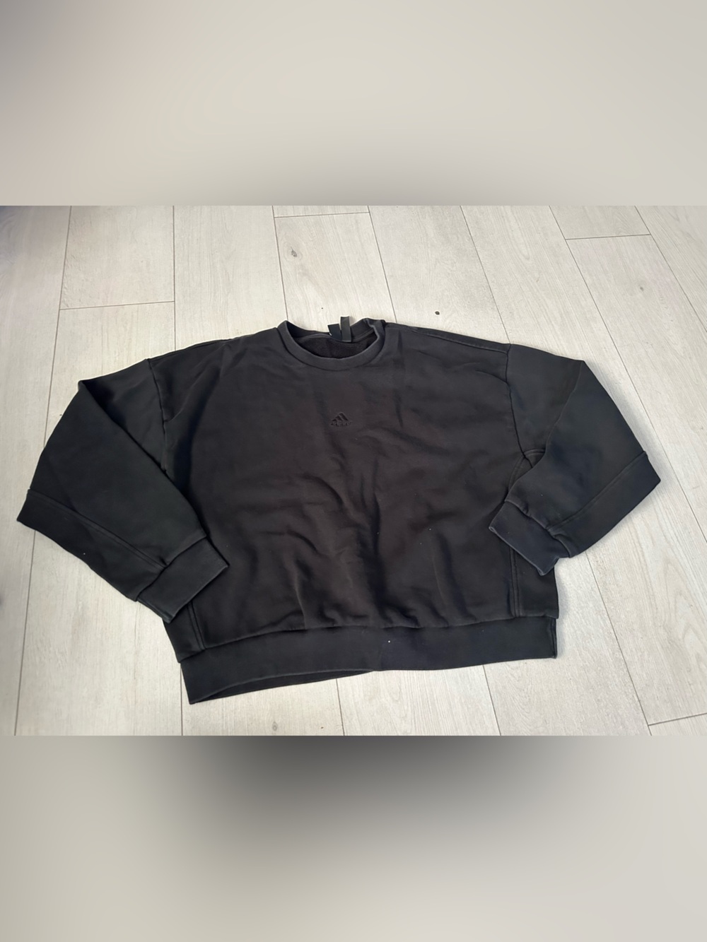 Adidas pullover crewneck sweater-black